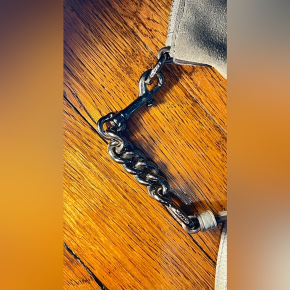 COACH Gray Suede Prairie Chain Satchel - Picture 7 of 9